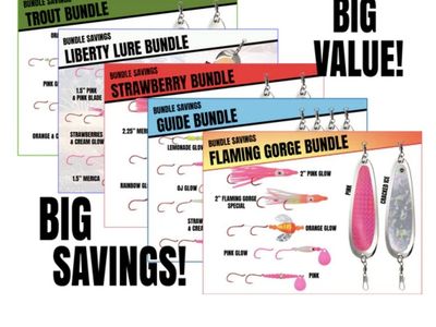 Reel Therapy Tackle Co. Fishing Lure Bundles - Various Sets (Strawberry, Trout, Flaming Gorge)