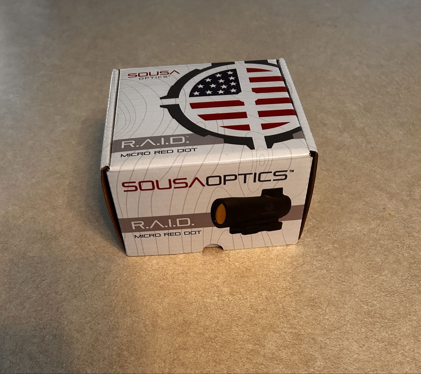 Sousa Optics R.A.I.D micro red dot gun sight