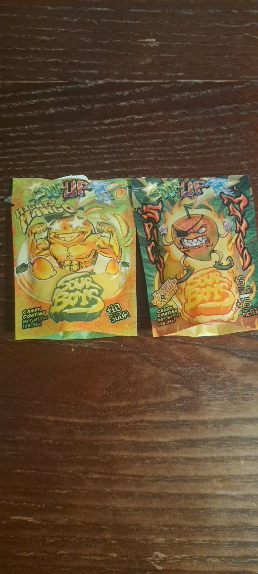Sour Boys Sour up candy coating