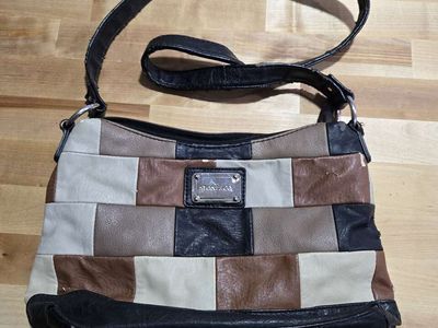 Stone & Co Leather Patchwork Handbag-Section A