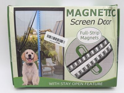@ Magnetic Screen Door Full-Strip Magnets Stay Open Feature For 32" x 82" Door Size