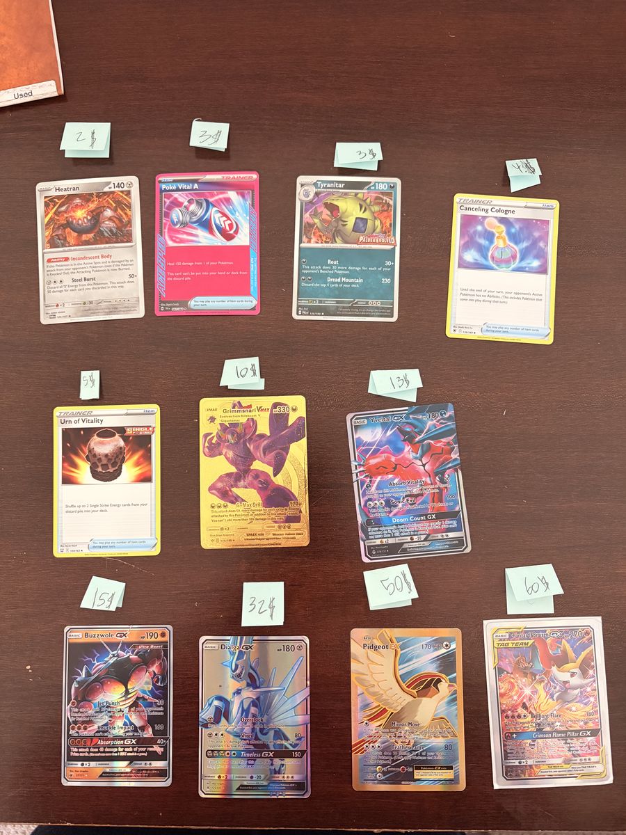 Pokemon Trading Card Bundle - GX, VMAX, EX, Rare