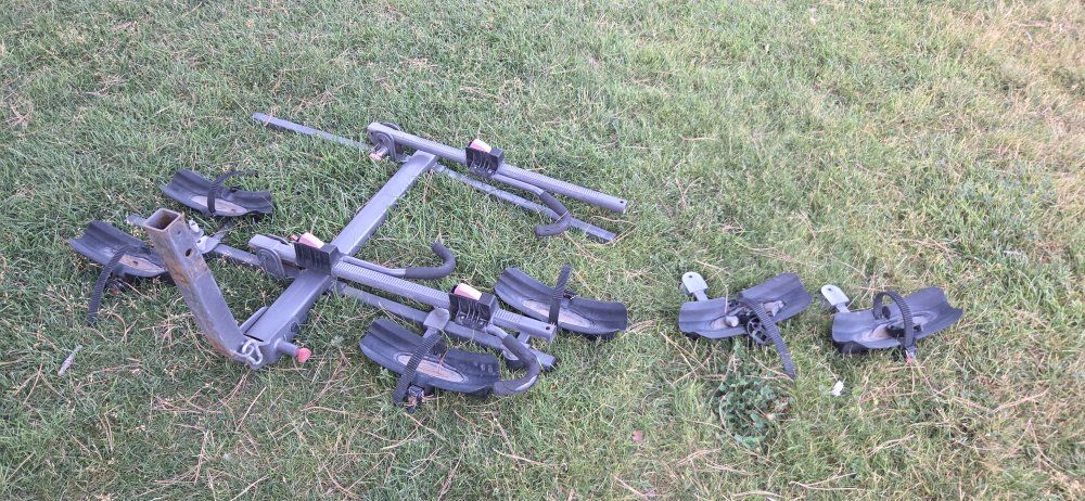 Used Bike Rack - 3 Bike Capacity Hitch Mount Carrier