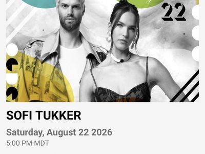 SOFI TUKKER Tickets - Saturday, August 22, 2026 - Ogden Amphitheater