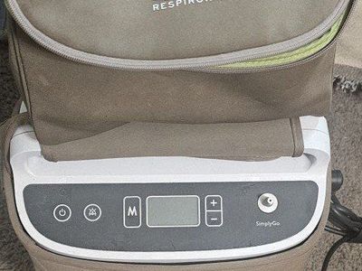 Philips Respironics SimplyGo Portable Oxygen Concentrator with Carrying Bag and Cart