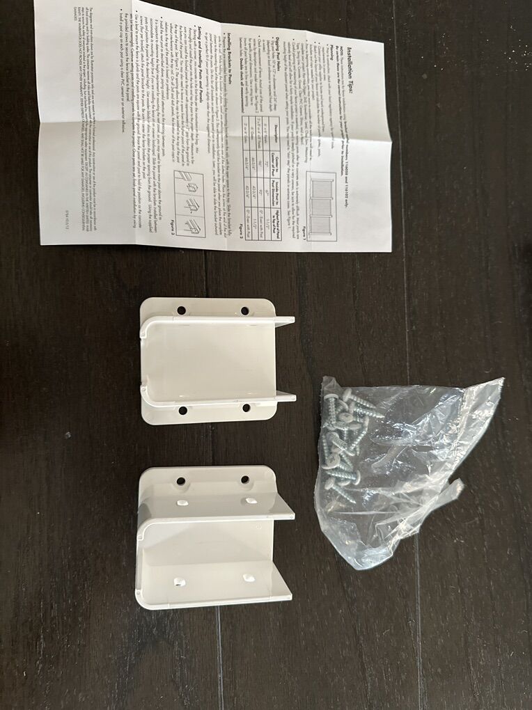 Vinyl Fence Brackets