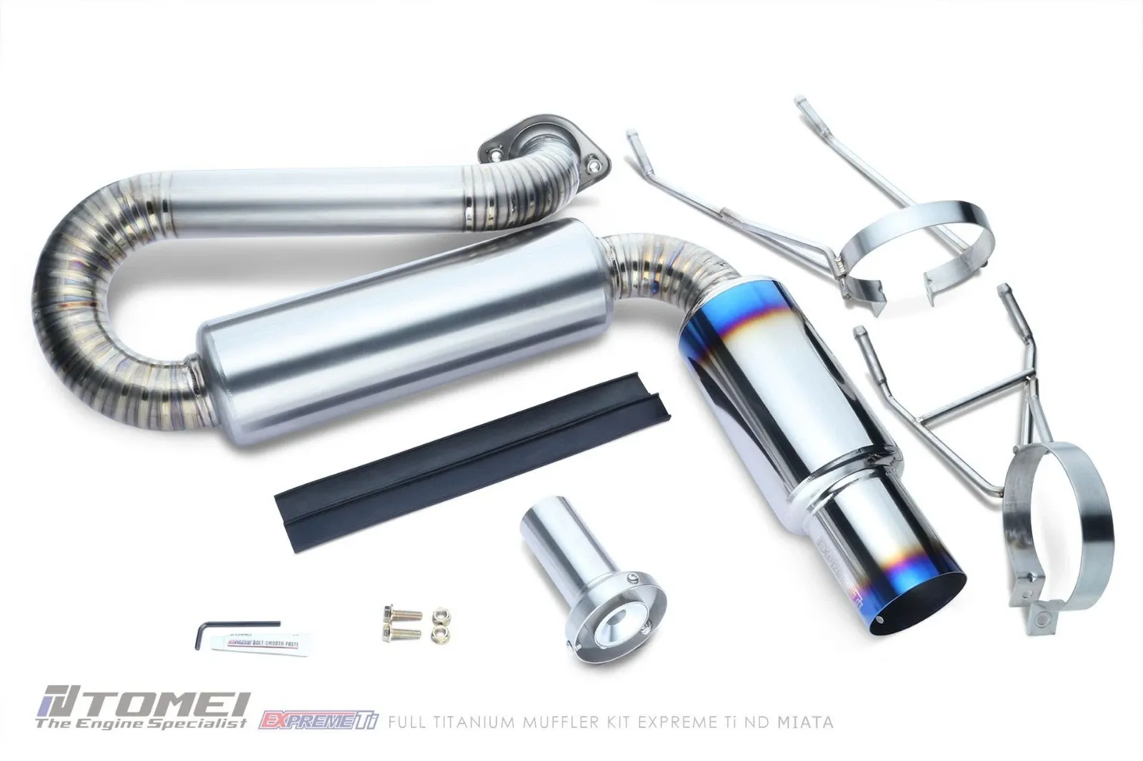 Tomei Full Titanium Muffler Kit 2016-2025 Mazda Miata Ti ND TB6090-MZ06A