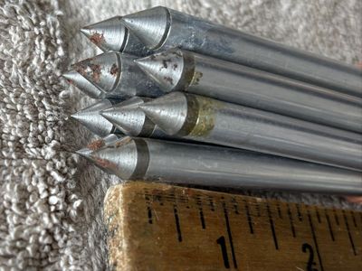 Vintage refurbished Aluminum target arrows