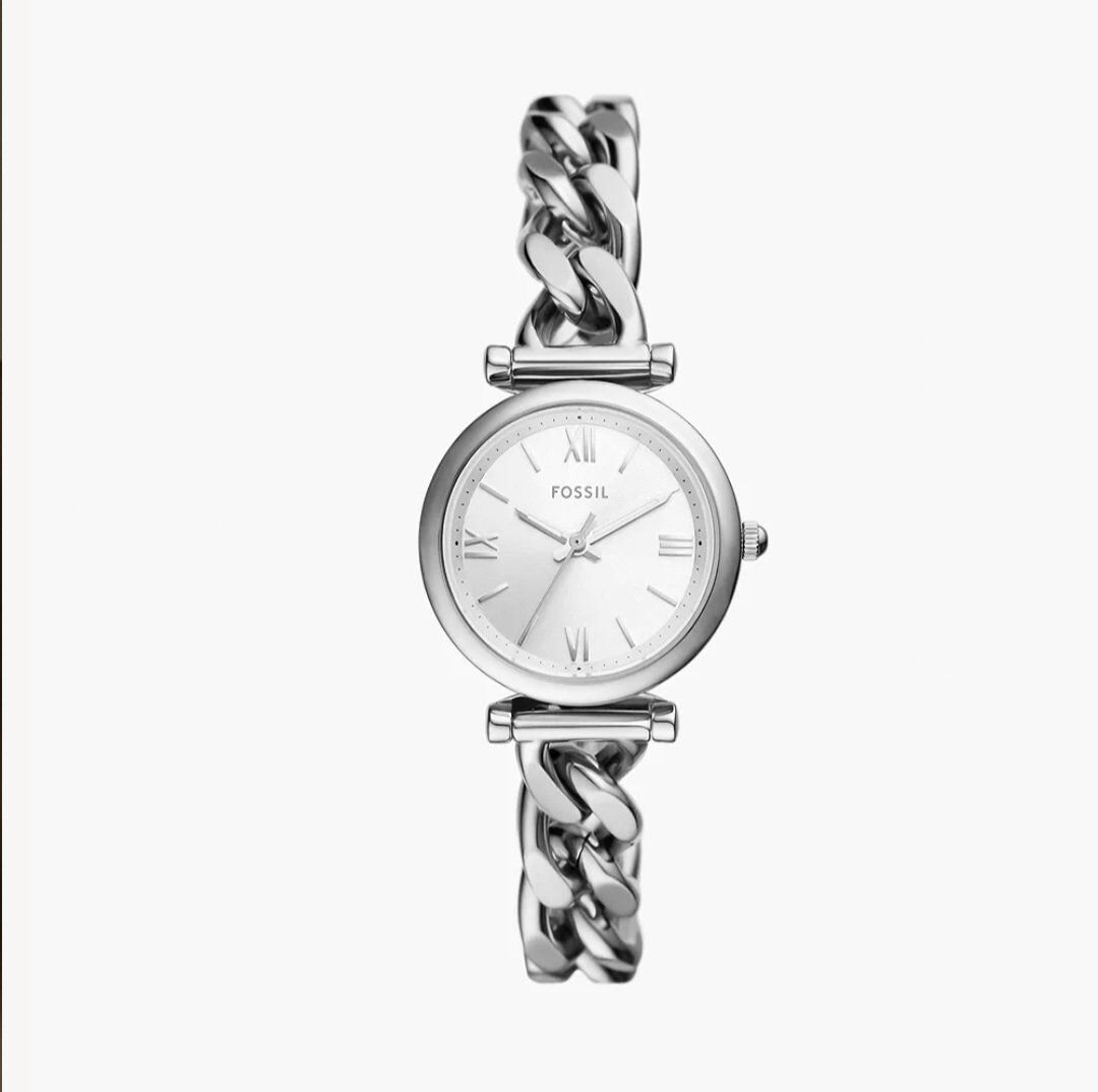 Fossil Carlie Mini Three-Hand StainlessSteel Watch