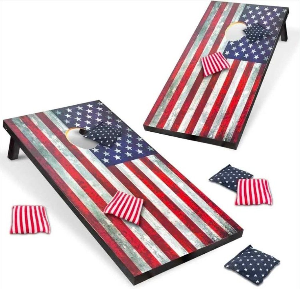 NEW Cornhole Bean Bag Toss Game Set – Portable, Folding Boards –  #250