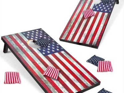 NEW Cornhole Bean Bag Toss Game Set – Portable, Folding Boards – #250