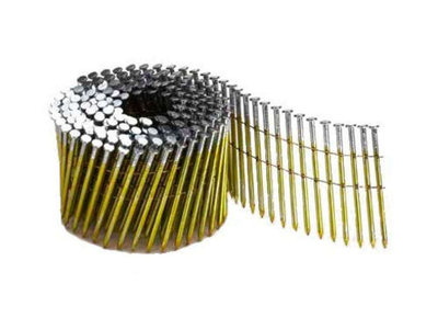 80% OFF! - NEW 3" x .120" Screw Shank Wire Coil Nails - 15º - Galvanized - 4,000 per box