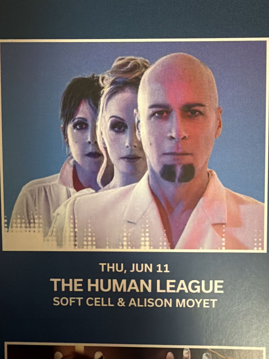 2 Tickets Human League Thursday June 11 @ RBG