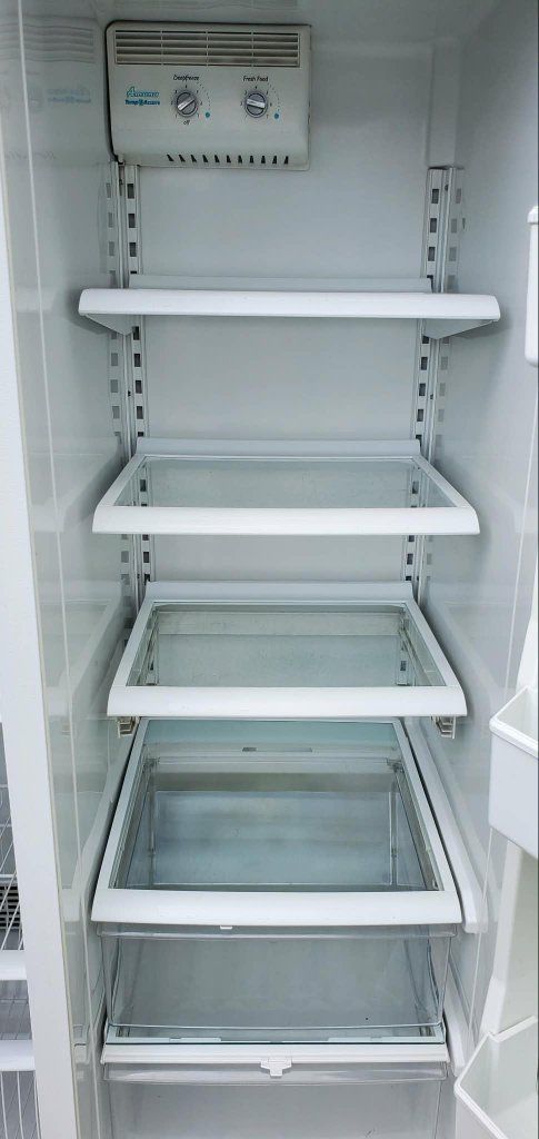 Amana 2 door Refrigerator size 35 3/4W x 28 1/2 H