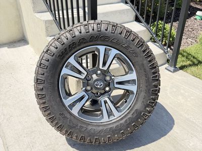 Toyota Tacoma 4Runner Rims and Tires 265/65R17 Goodyear Wrangler