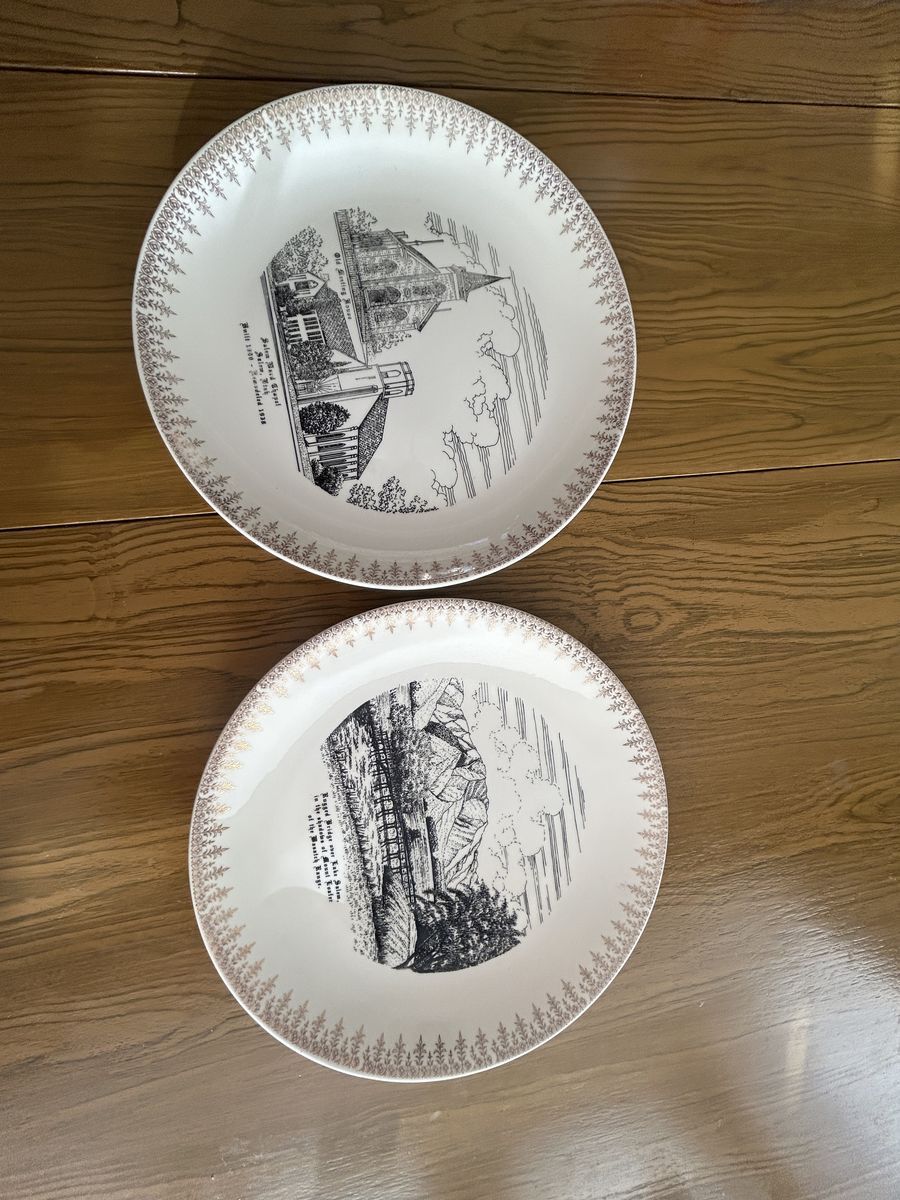 Salem Utah 1970 Commemorative Plates Set