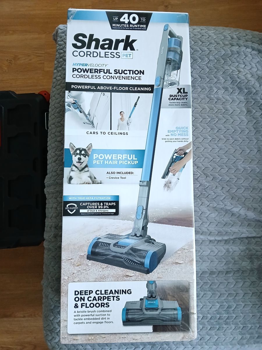 NEW Shark Cordless Pet Stick Vacuum (XL Dust Cup & HEPA Filtration) - Brand New In Box