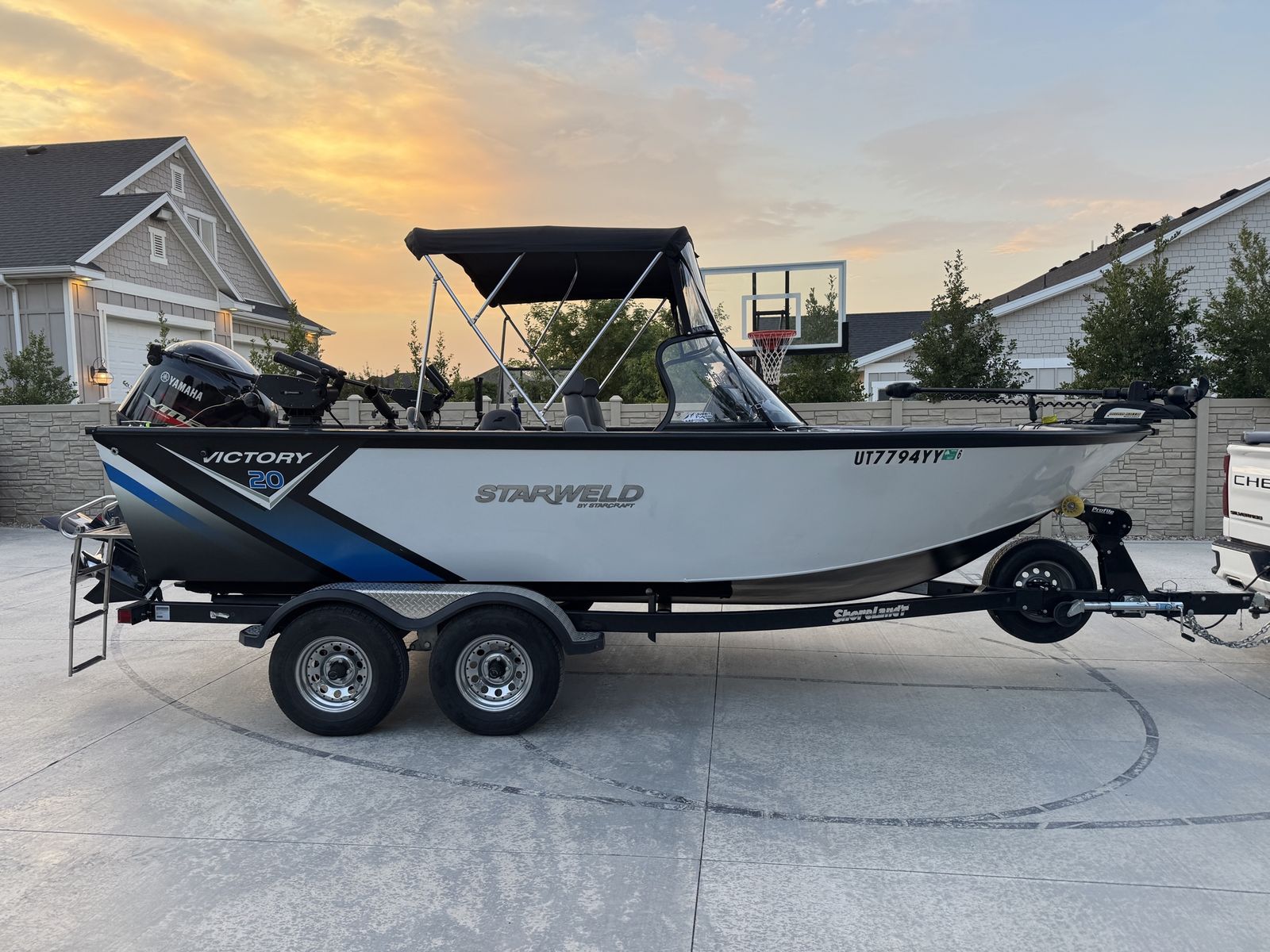2018 Starweld Victory 20 – Yamaha 175 VMAX SHO – Yamaha 9.9 Kicker – Turnkey Fishing/Family Boat