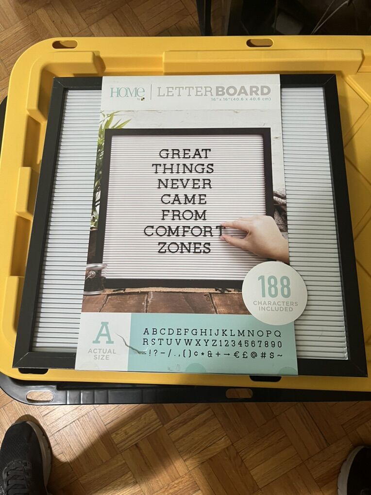 Letter Board 16 X 16  Brand New