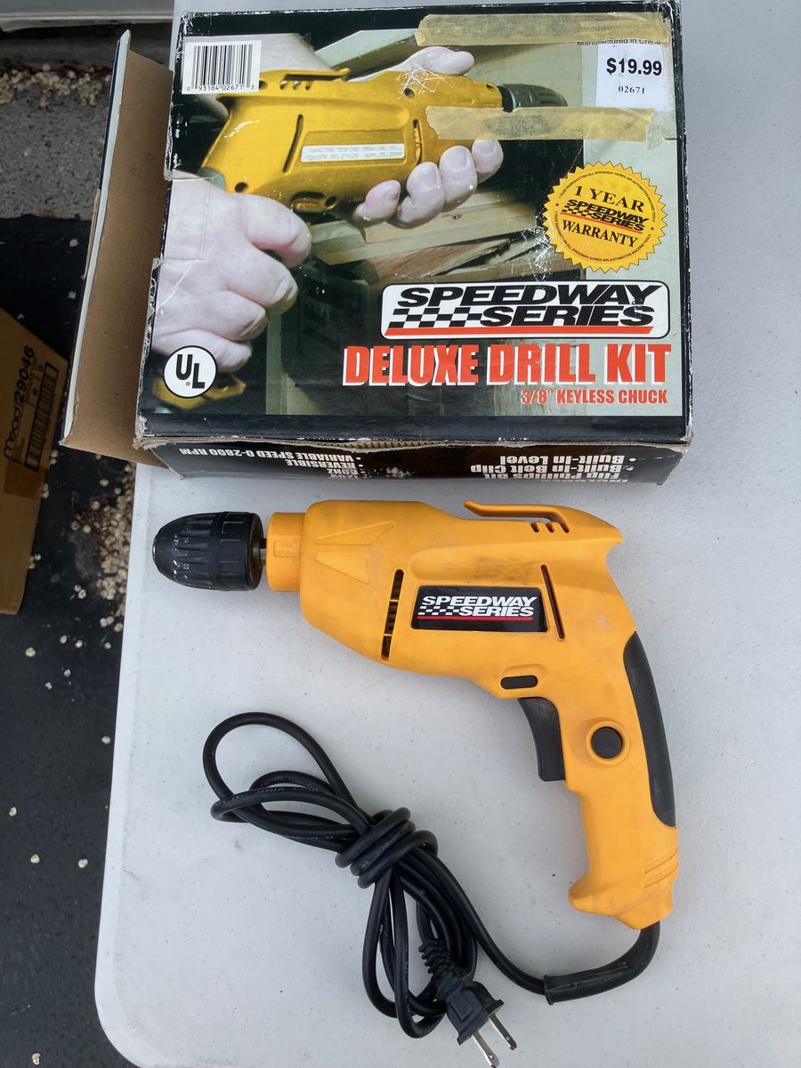 Speedway 3/8 Corded Power Drill