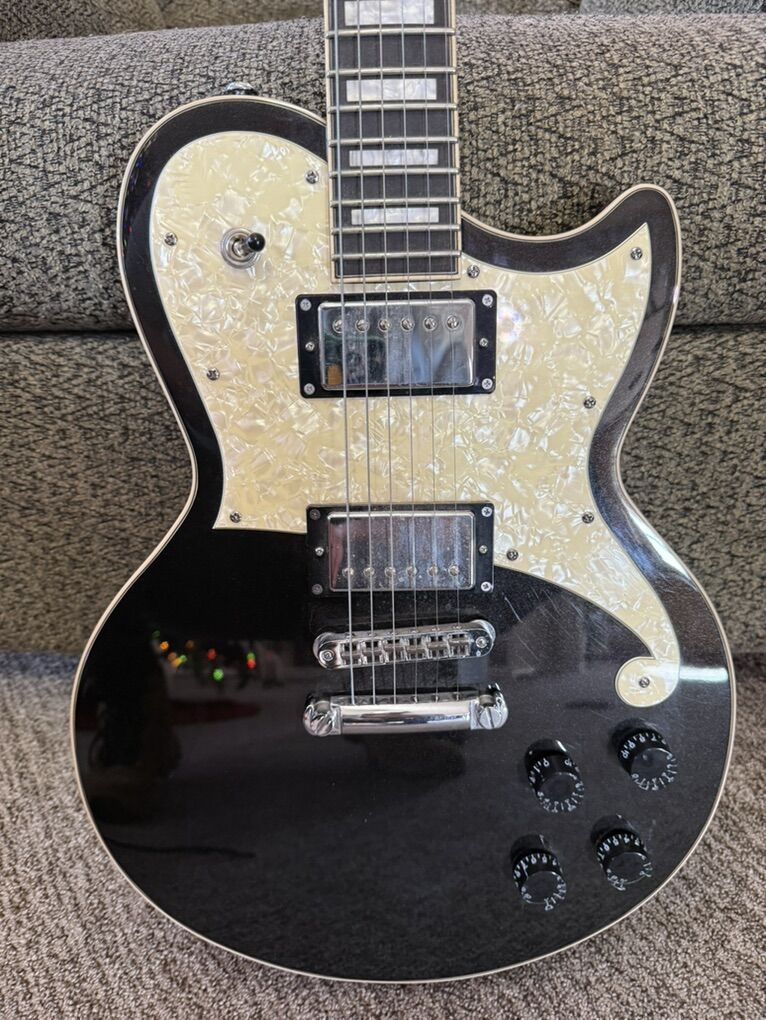 D’Angelico Premier Atlantic Electric Guitar -Black