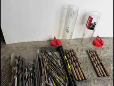 Hilti Cobalt Drill Bit & Driver Bit Lot - New 7/16", 3/8" Cobalt Bits & Assorted Used Bits