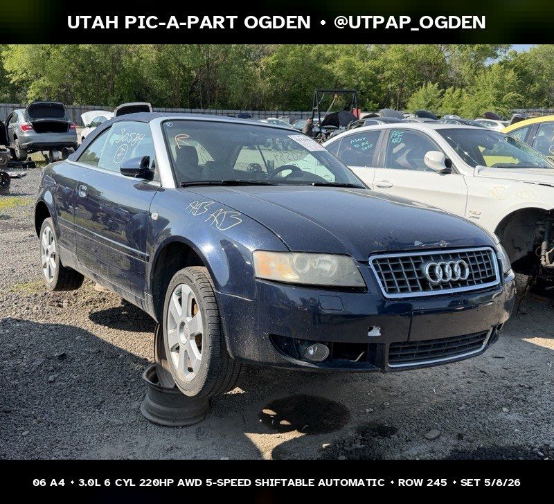 2006 Audi A4 B7 Parts - UTPAP Ogden