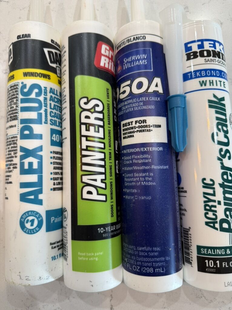 36 Tubes Of Caulking White