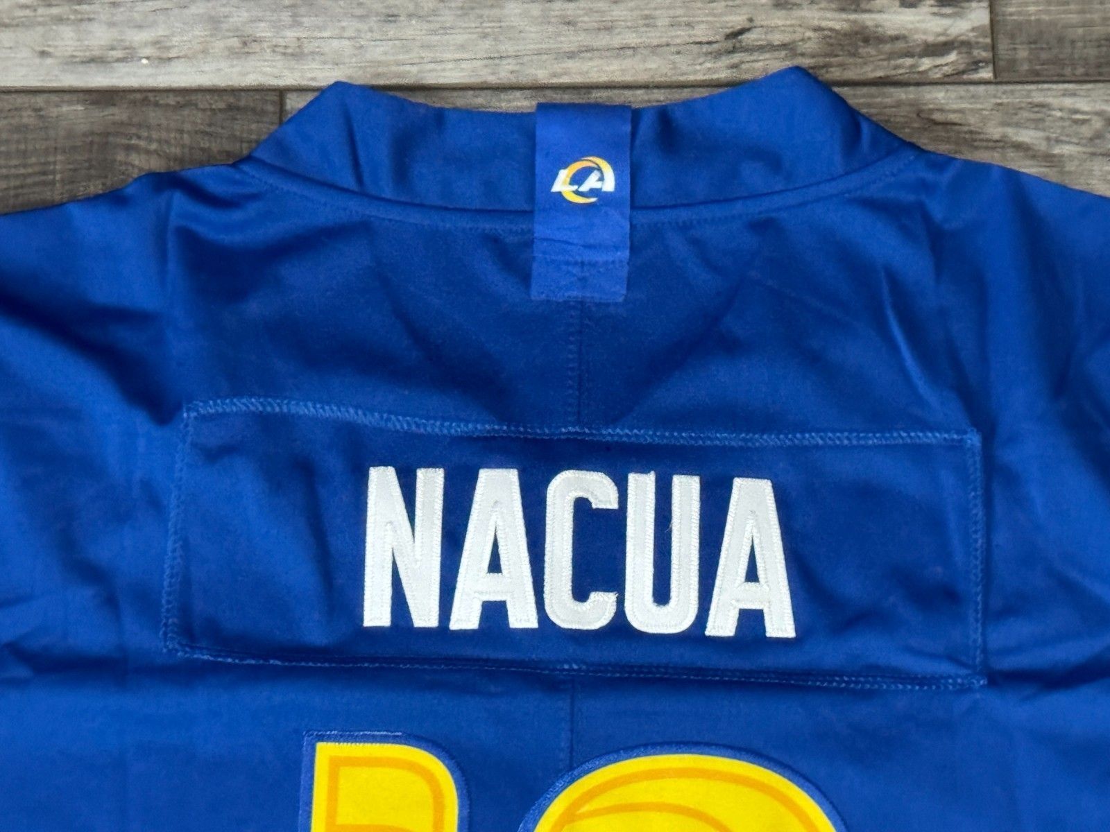 LA Rams Puka Nacua Jersey #12 Stitched, Size XL