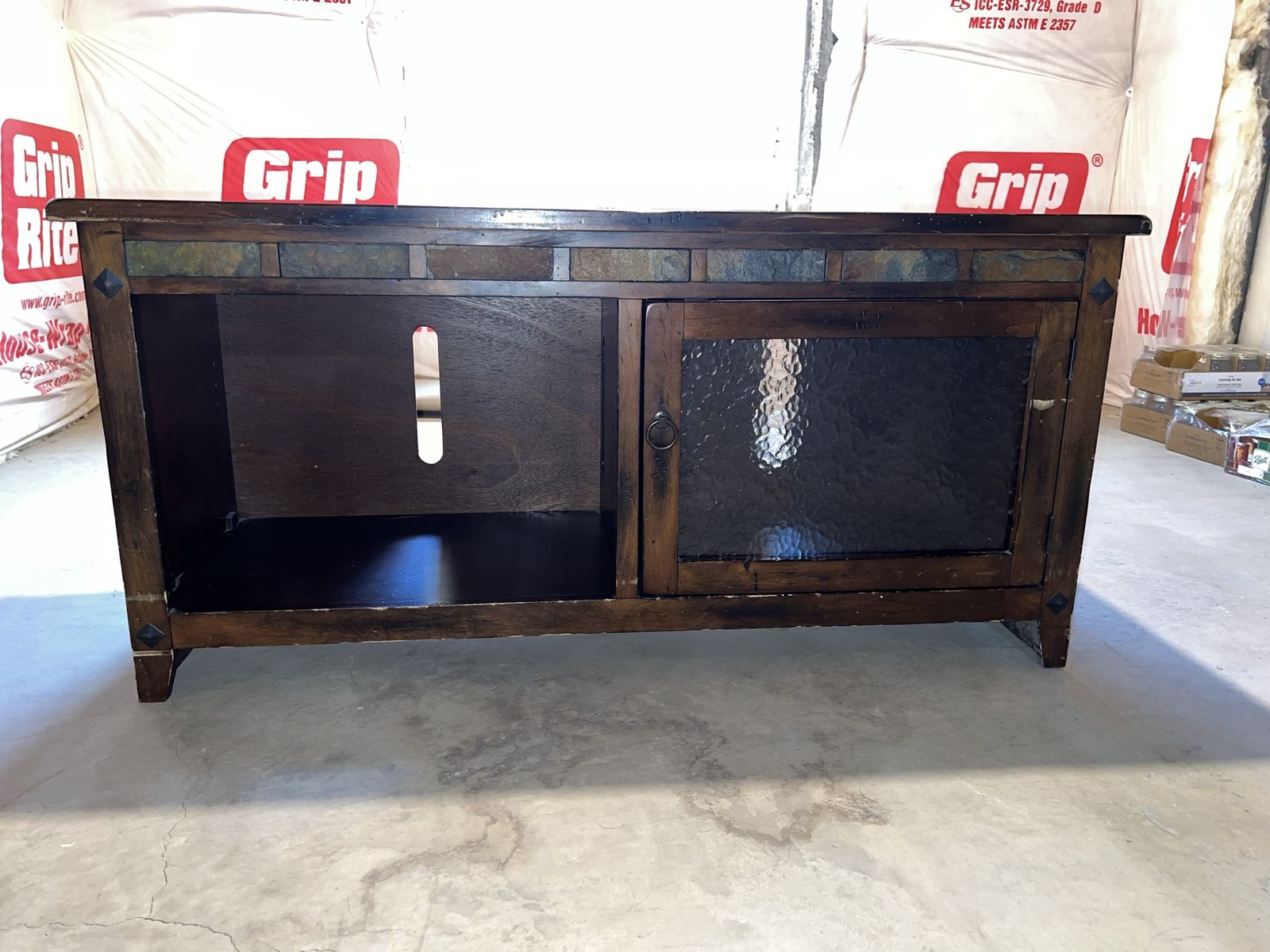 Wood TV Stand