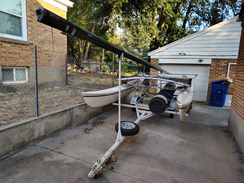 Hobie Cat 16 Sailboat With Trailer