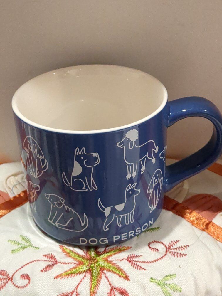 Parker Lane dog person mug