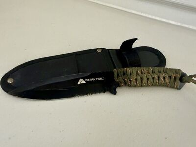 Ozark Trail 9 Inch Fixed Blade Knife With Sheath