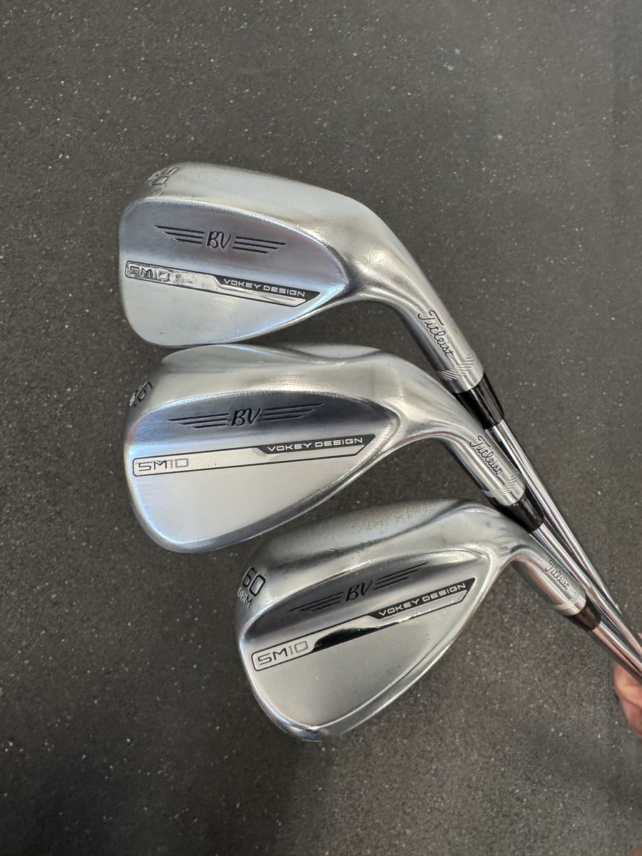 Set of 3 Titleist Vokey SM10 Golf Wedges