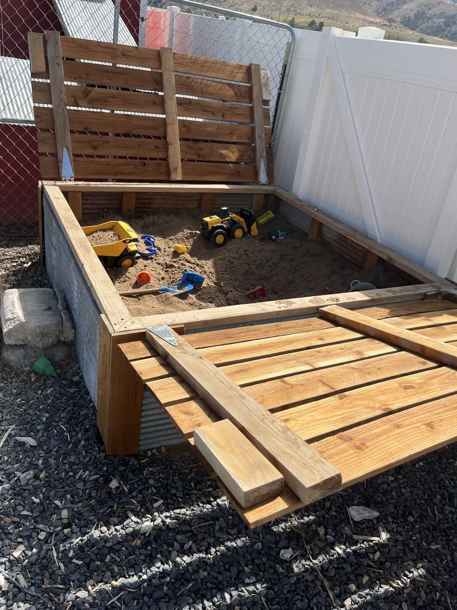Rustic Sand Box 