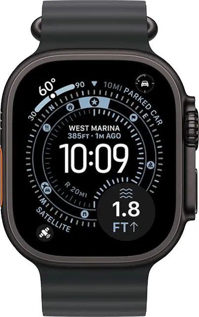 Apple Watch Ultra 3 (GPS + Cellular) 49mm Titanium Case Midnight