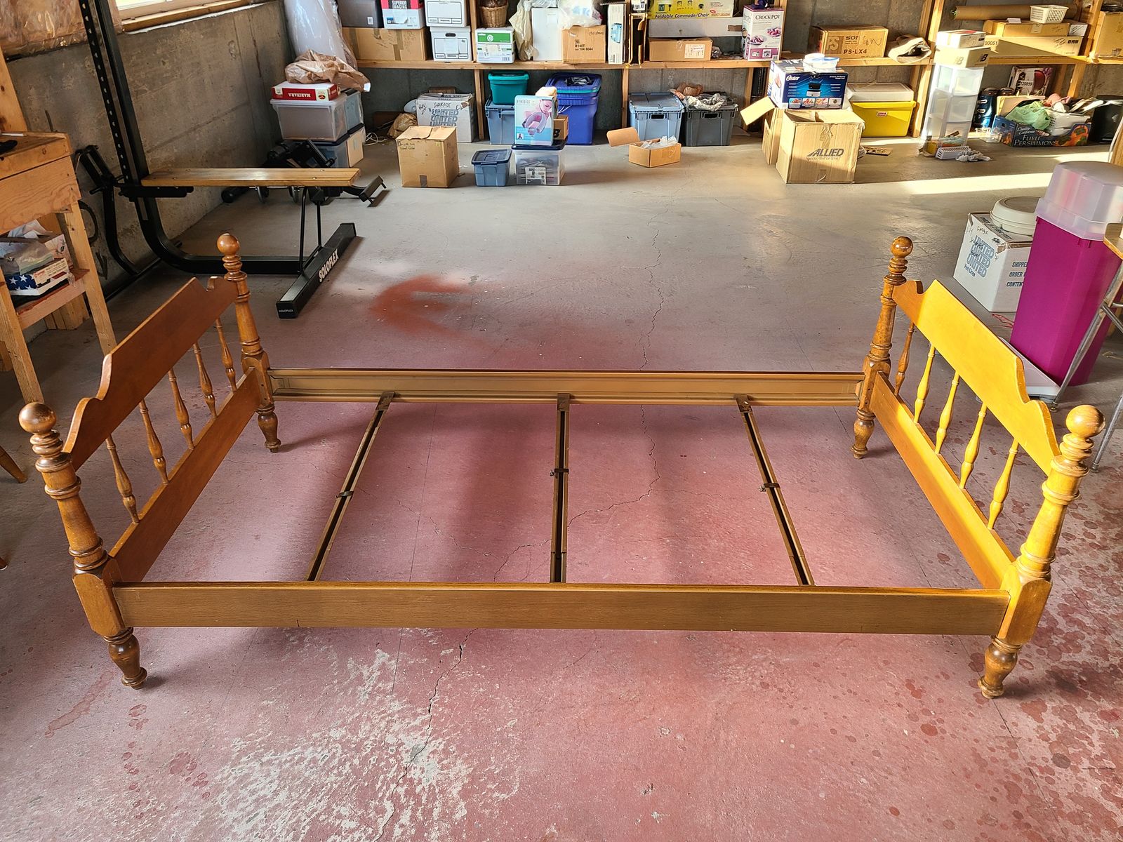 Solid Maple Ethan Allen Twin Bed (Heirloom Collection)