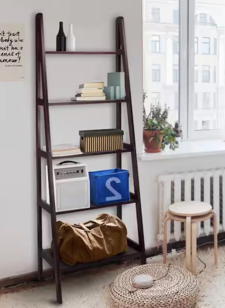 5 tier A Frame Bookshelf