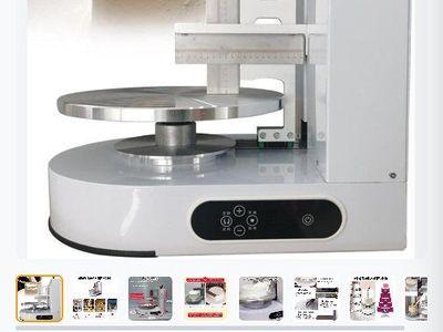 Automatic Butter Wiping Machine Electric Cake Cream Spreader for 4-12 Inch Cakes