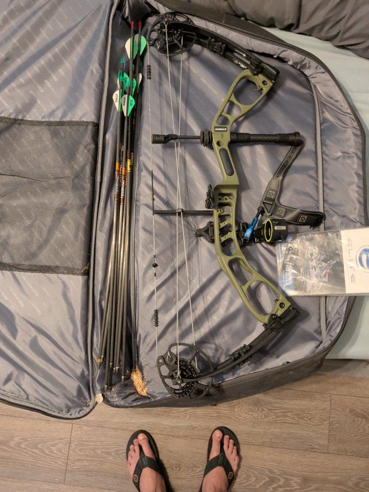 Like-New Elite Enlist Compound Bow Package – CBE Sight, B3 Release