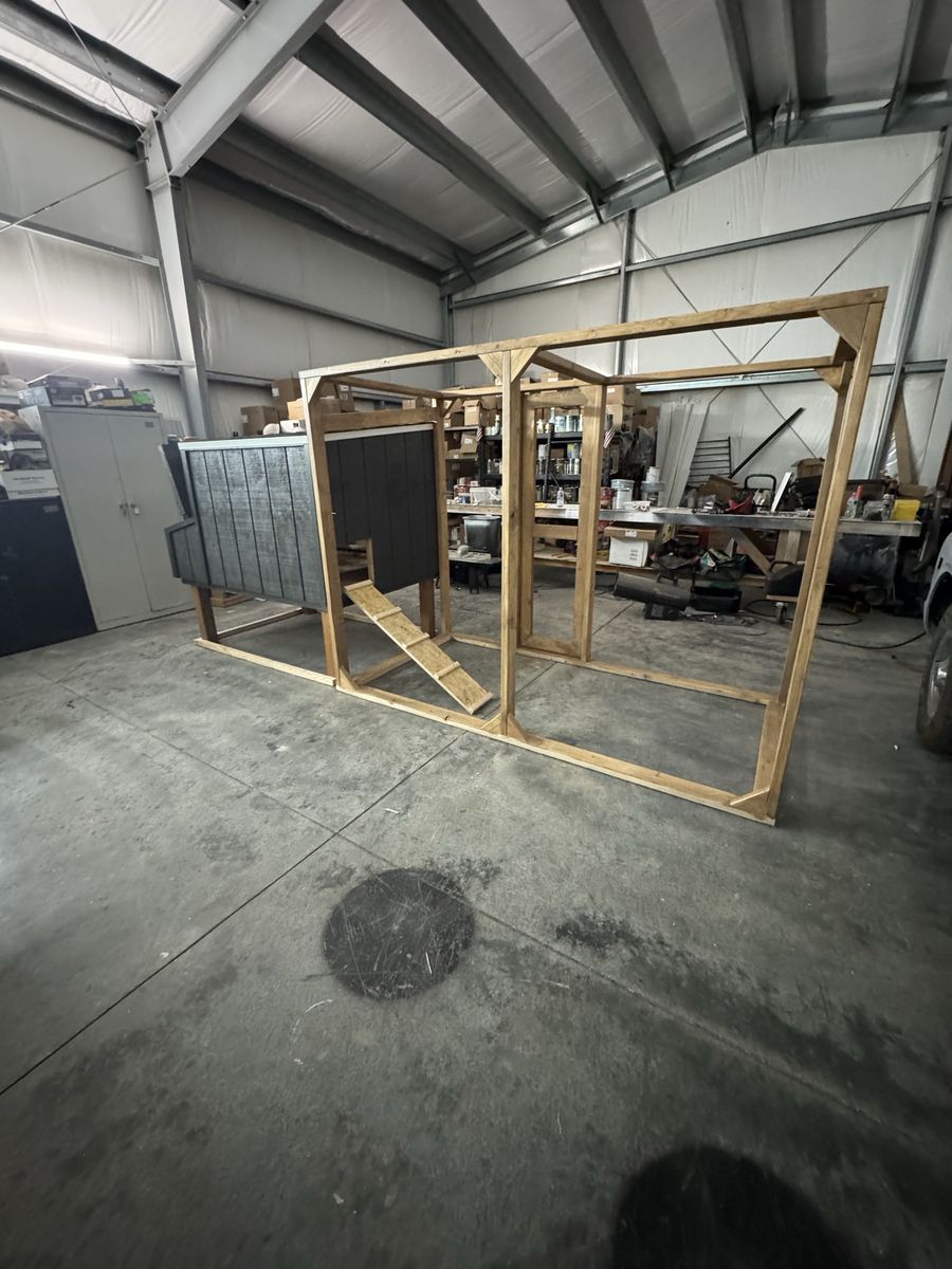 Chicken coop and run