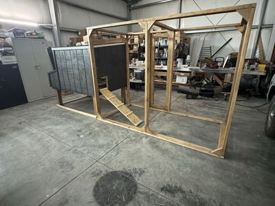 Chicken coop and run