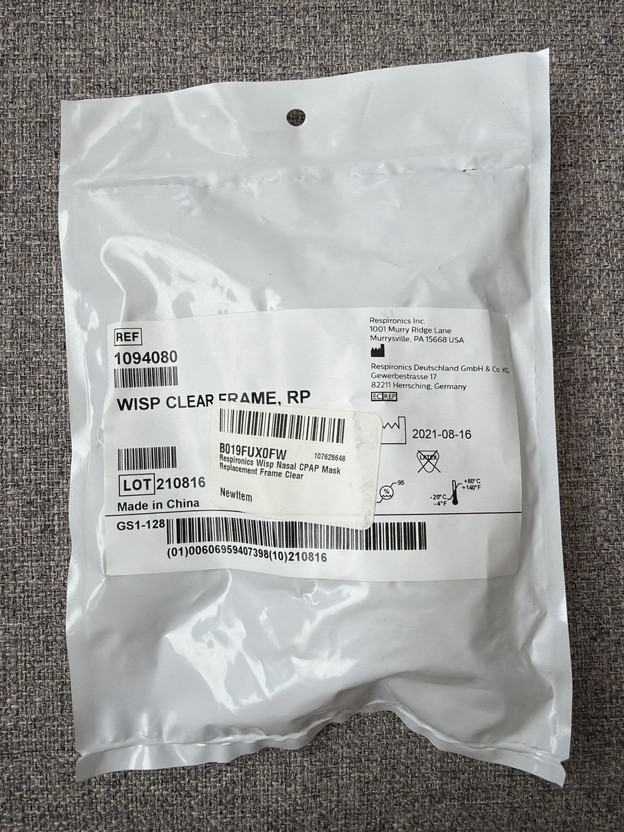 Philips Respironics Wisp Clear Frame Replacement CPAP Mask Part - New