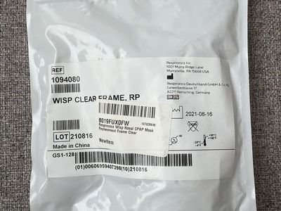 Philips Respironics Wisp Clear Frame Replacement CPAP Mask Part - New