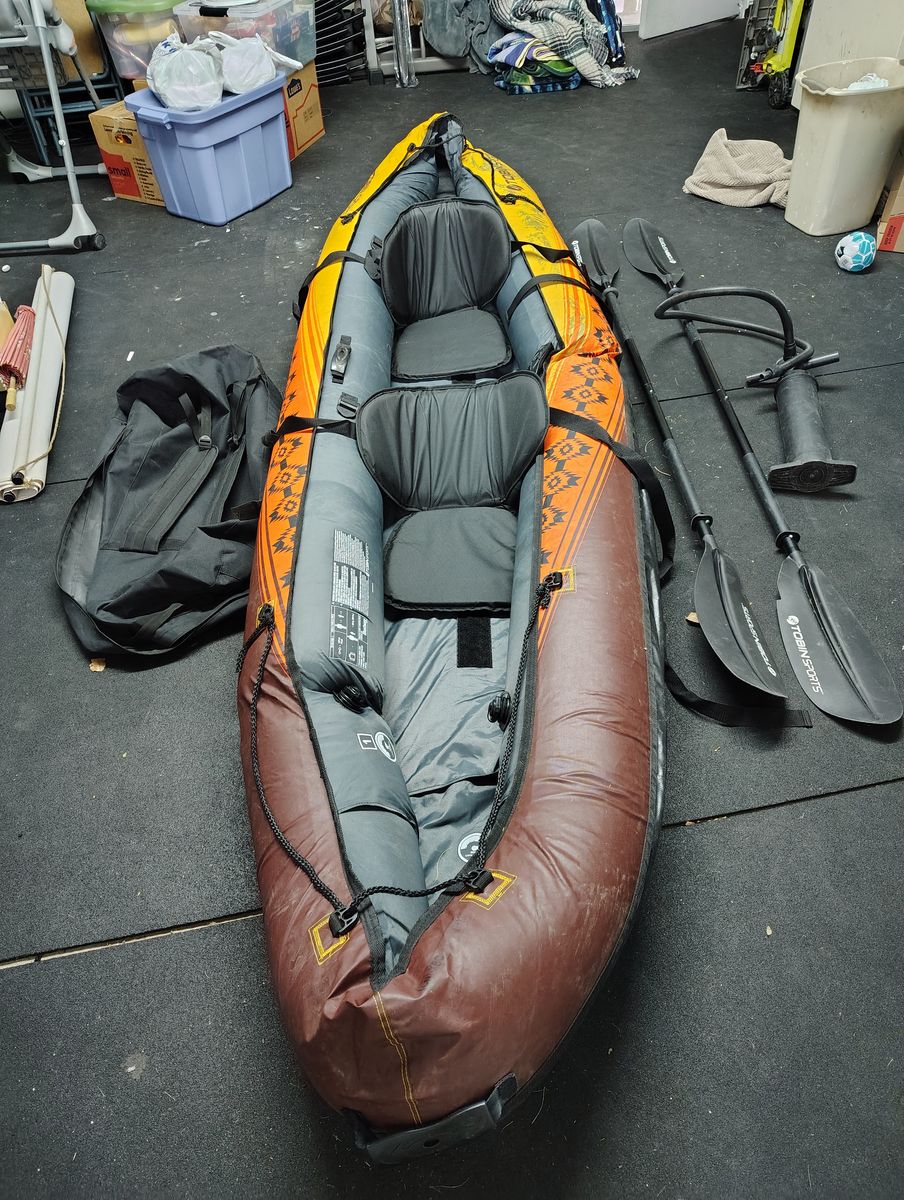 Tobin sports 2 seater inflatable kayak