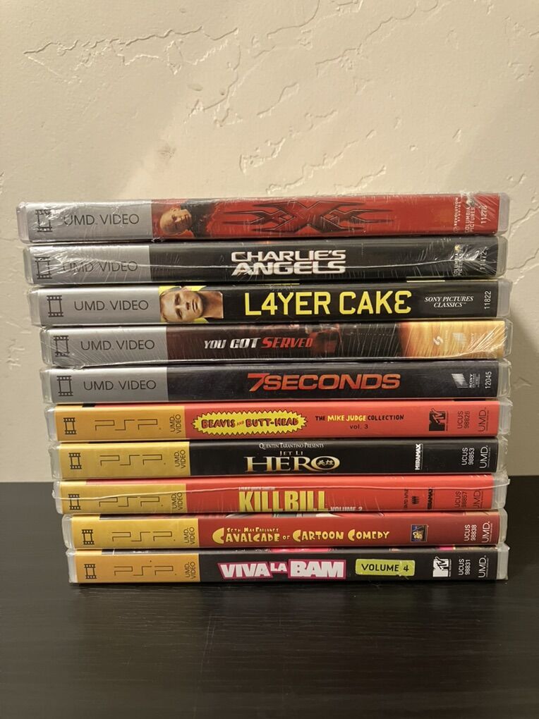 PSP UMD Movies Sealed