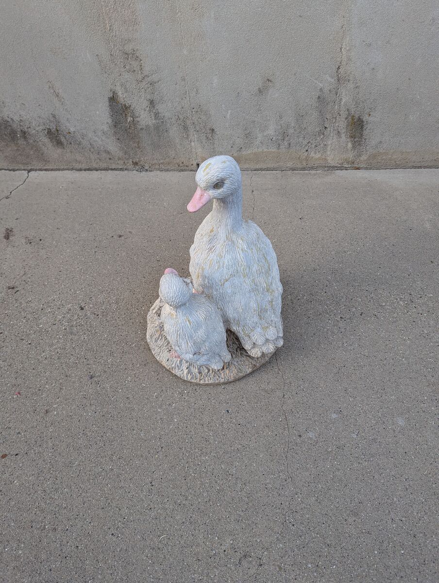White Ducks Garden Gnome Appx 12 Inches