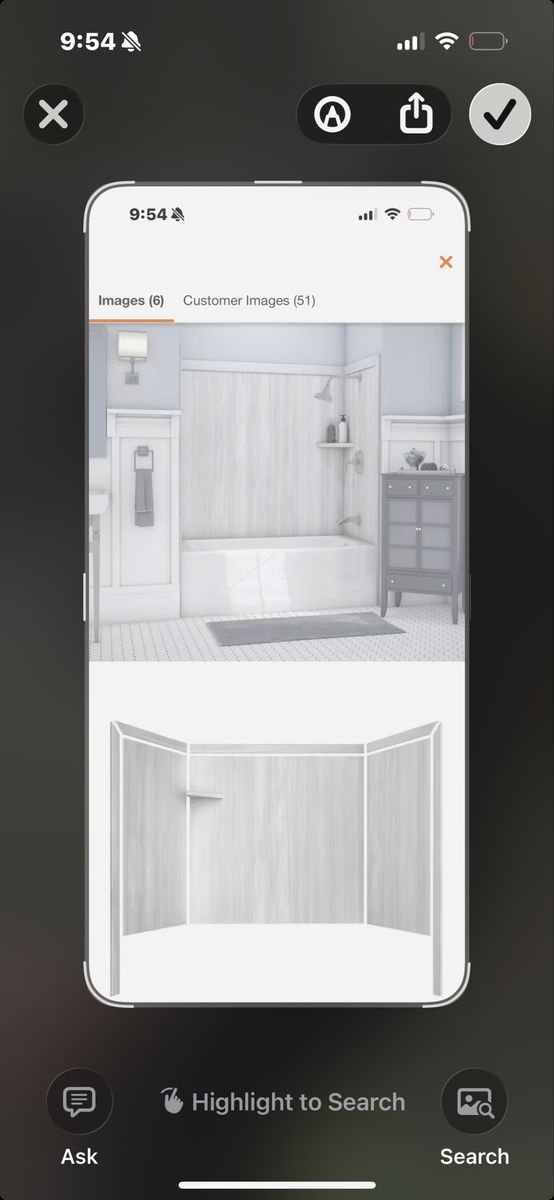 Flexstone Tub Surround