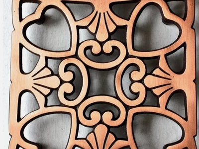 Pampered Chef Round-Up From The Heart Trivet Copper Finish 2008