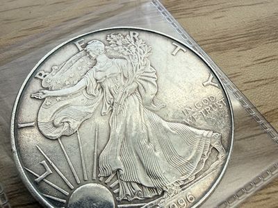 **Key Date** 1996 American Silver Eagle 1 oz Fine Silver One Dollar Coin